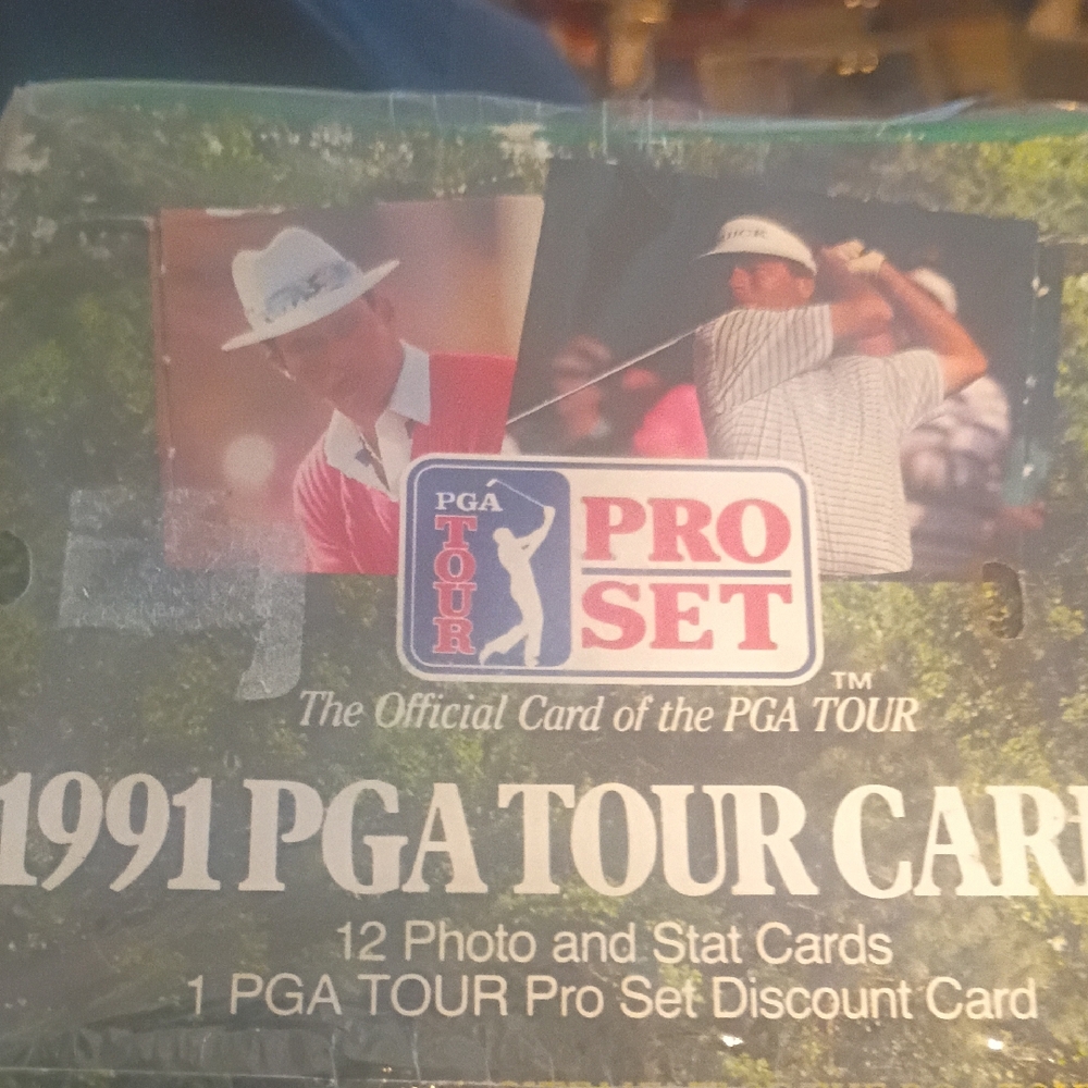 Pro-set 1991 PGA Tour Golf Cards Unopened Sealed Pack Box With 12 Cards Per Pack